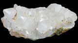 Quartz On Fluorite - Morocco #61414-1